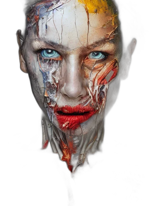 face, mask, jewelry, robot transparent PNG cut-out