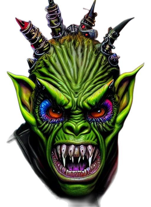 mask, face, creature, staff transparent PNG cut-out