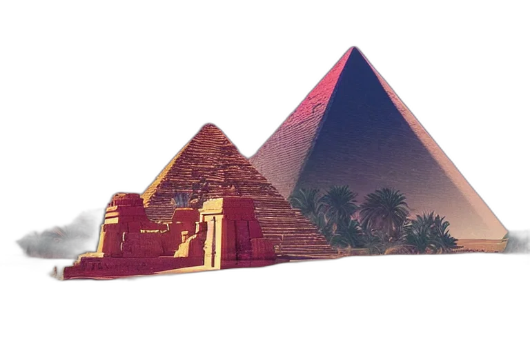 building, hat, concept art, vaporwave transparent PNG cut-out