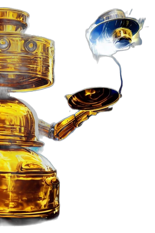 bottle, crown, concept art, photorealistic transparent PNG cut-out