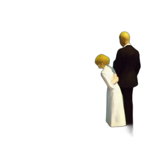 dress, staff, crown, robot transparent PNG cut-out