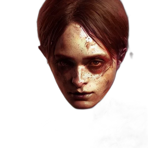 face, mask, creature, staff transparent PNG cut-out