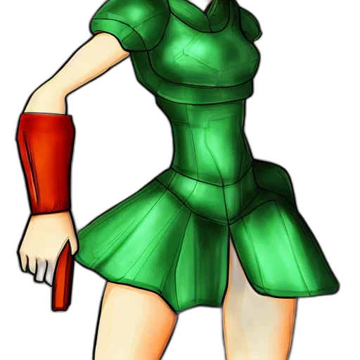 dress, staff, weapon, concept art transparent PNG cut-out