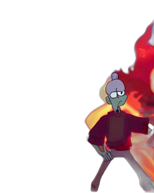 jacket, staff, mask, robot transparent PNG cut-out