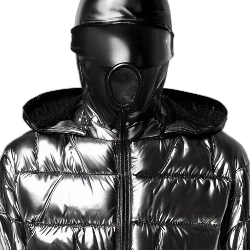 jacket, mask, cyberpunk, concept art transparent PNG cut-out