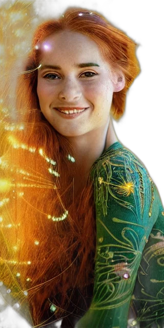 dress, jewelry, face, dragon transparent PNG cut-out