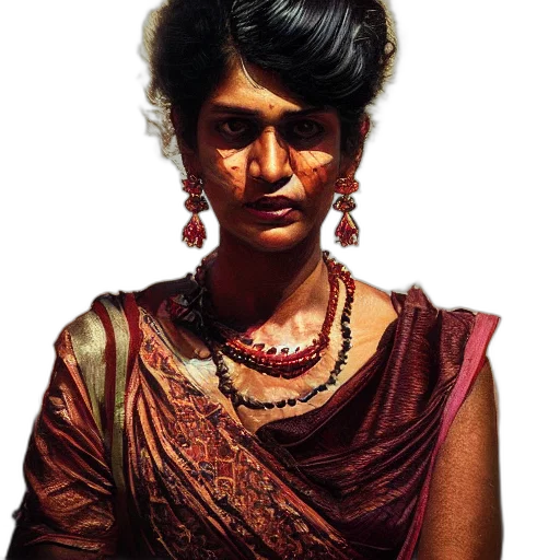 jewelry, face, dress, staff transparent PNG cut-out
