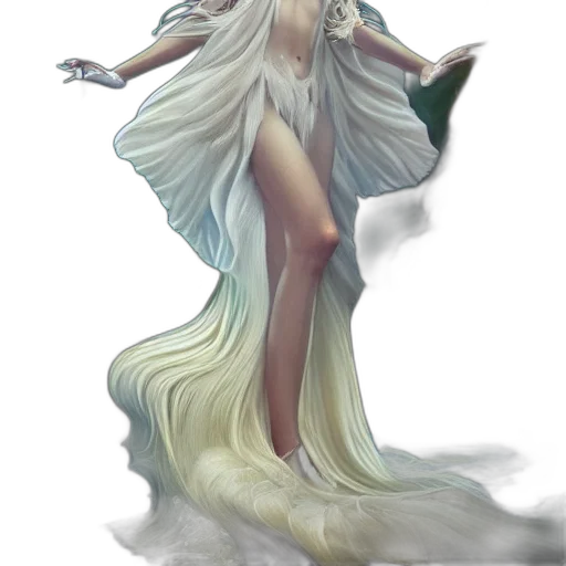 dress, creature, fantasy art, concept art transparent PNG cut-out
