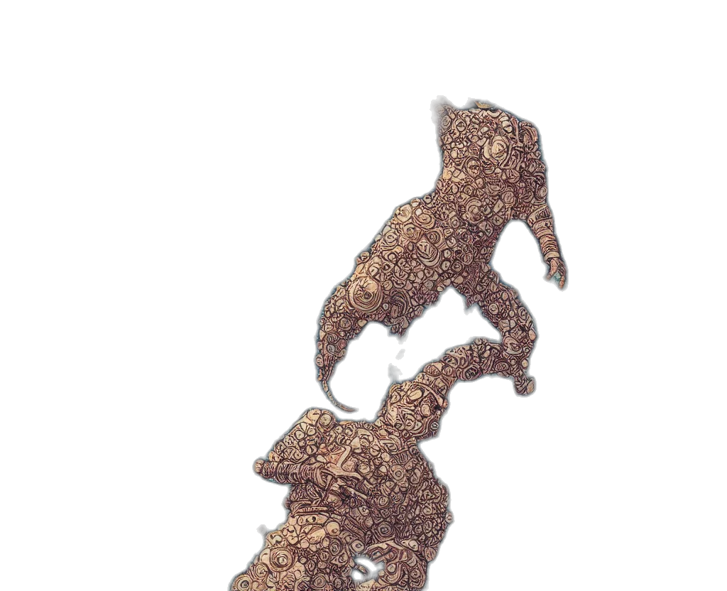dragon, jewelry, crown, staff transparent PNG cut-out