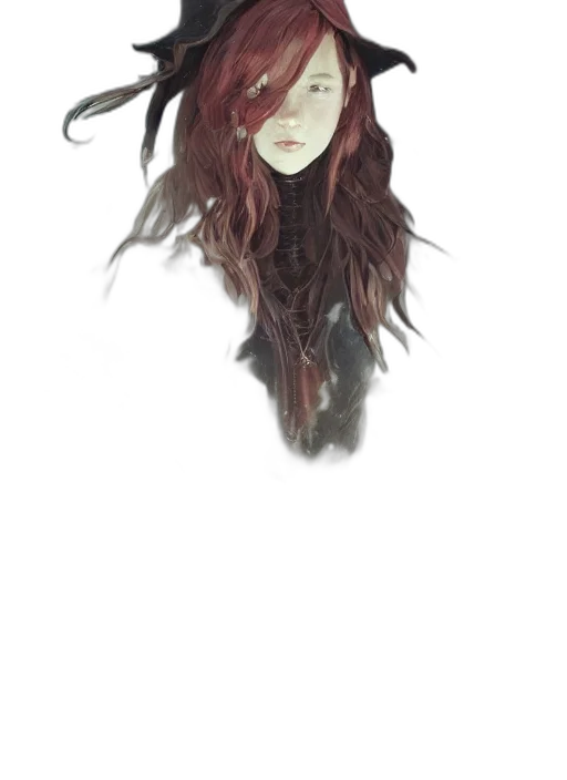 mask, hair, face, creature transparent PNG cut-out