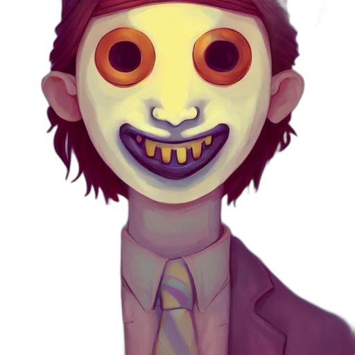 mask, face, creature, robot transparent PNG cut-out