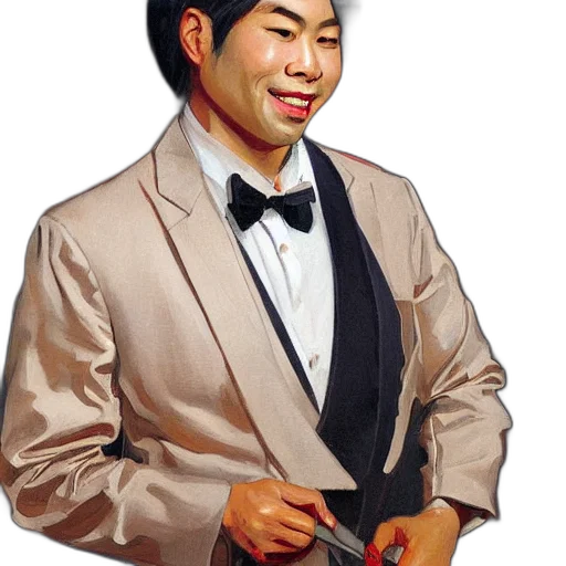 staff, jacket, face, photorealistic transparent PNG cut-out