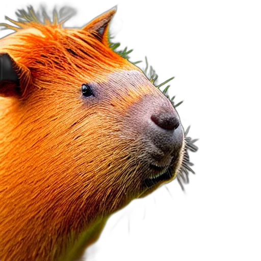 animal, creature, hair, face transparent PNG cut-out