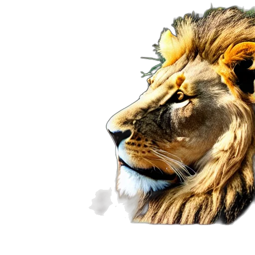 animal, crown, staff, creature transparent PNG cut-out