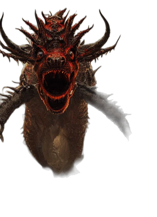 dragon, creature, animal, mask transparent PNG cut-out