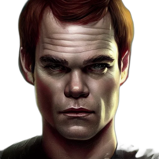 face, comic book art, photorealistic, fantasy art transparent PNG cut-out