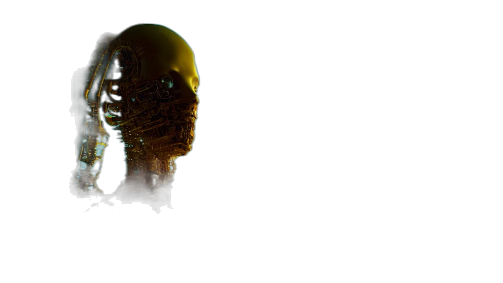 creature, mask, robot, hair transparent PNG cut-out