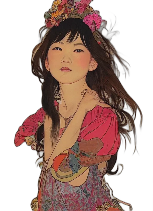 dress, crown, dragon, fantasy art transparent PNG cut-out