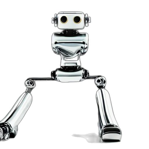 robot, staff, 3d render, concept art transparent PNG cut-out