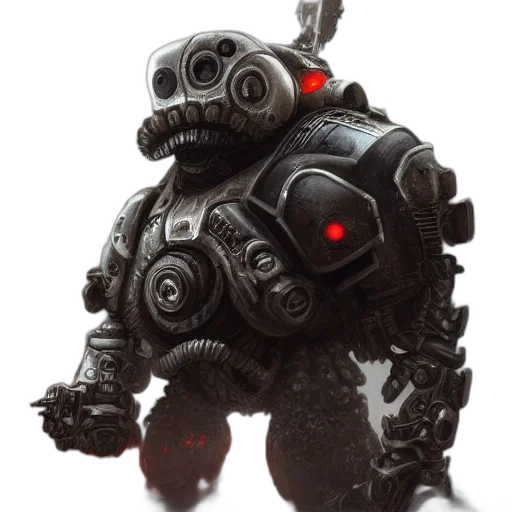 robot, weapon, creature, concept art transparent PNG cut-out