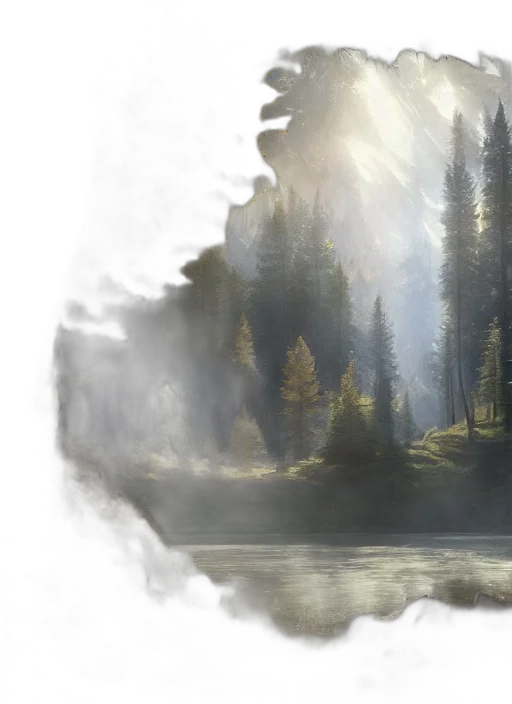 dragon, tree, sword, concept art transparent PNG cut-out