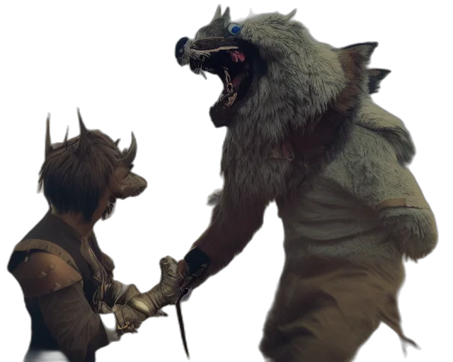 creature, staff, animal, concept art transparent PNG cut-out