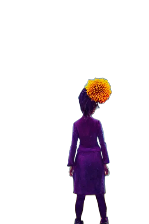 dress, crown, flower, hat transparent PNG cut-out