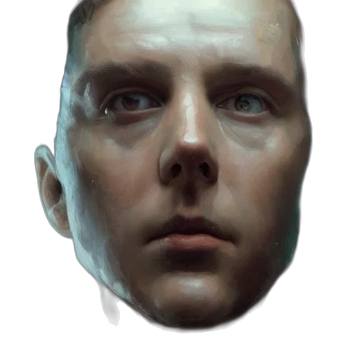 face, mask, robot, creature transparent PNG cut-out
