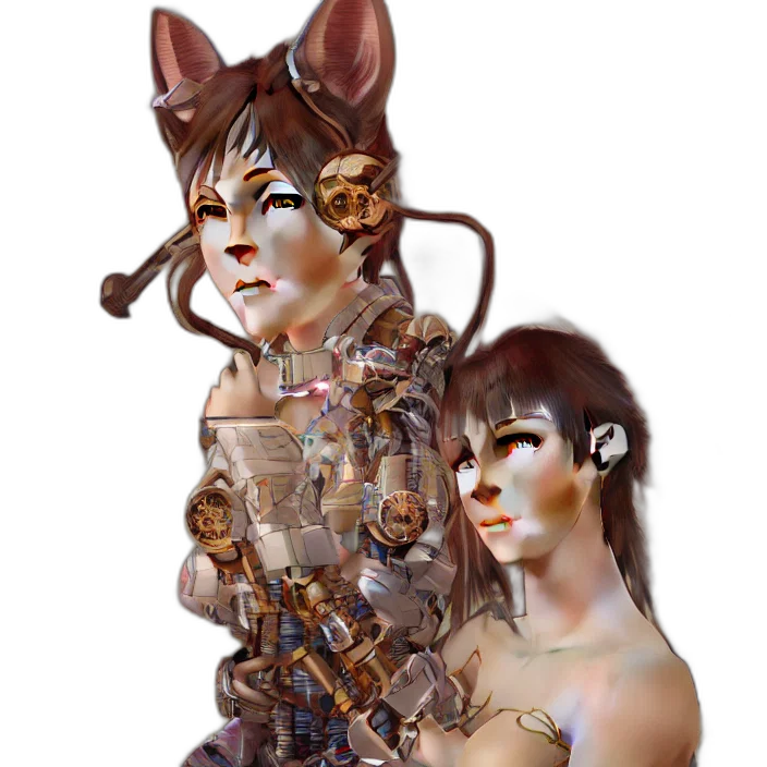 staff, fantasy art, concept art, 3d render transparent PNG cut-out
