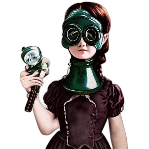 mask, staff, robot, dress transparent PNG cut-out