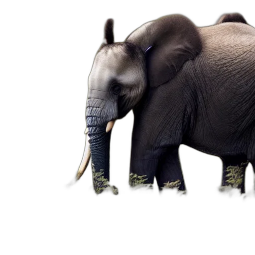 animal, creature, photorealistic, 3d render transparent PNG cut-out
