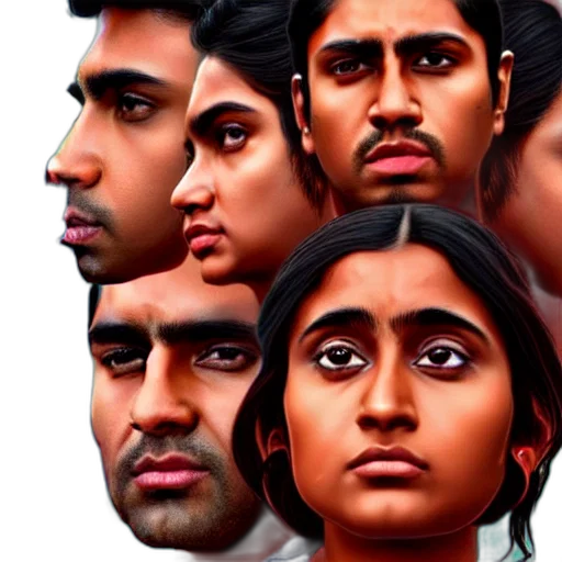 face, photorealistic, concept art, comic book art transparent PNG cut-out