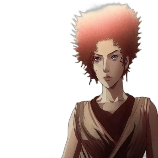 hair, dress, face, concept art transparent PNG cut-out
