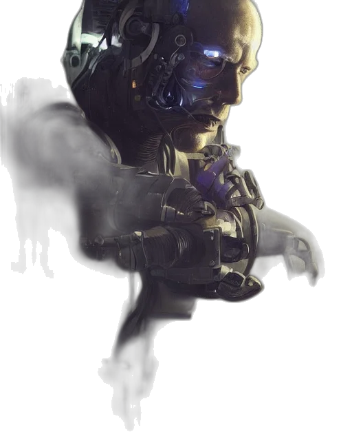 robot, mask, face, creature transparent PNG cut-out
