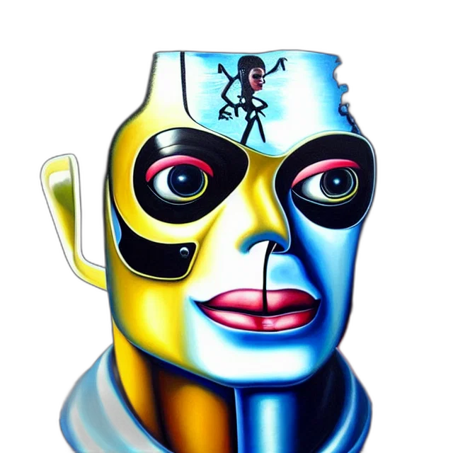 mask, robot, face, concept art transparent PNG cut-out