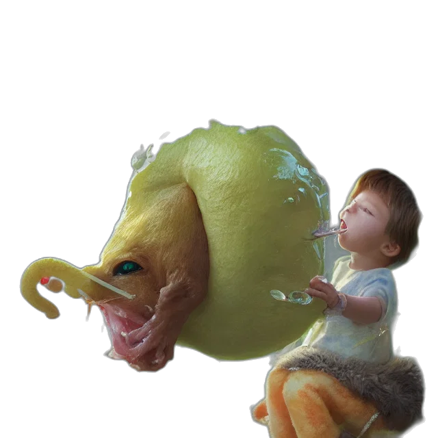 creature, mask, face, food transparent PNG cut-out