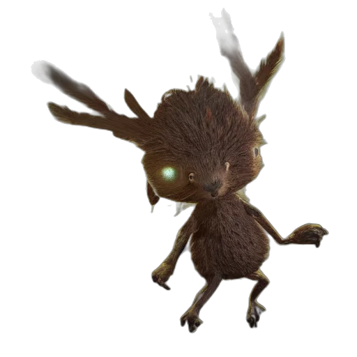 creature, animal, dragon, staff transparent PNG cut-out