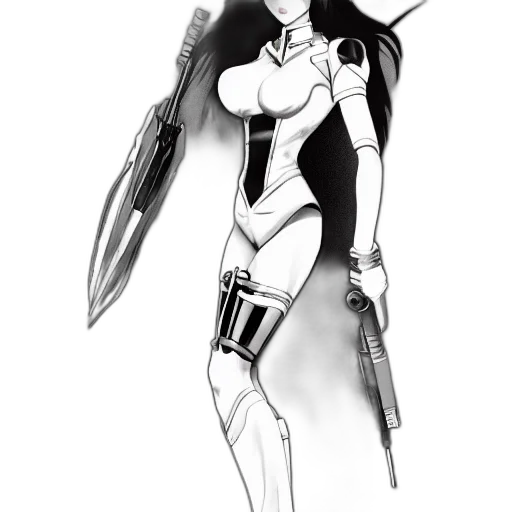 weapon, staff, robot, sword transparent PNG cut-out