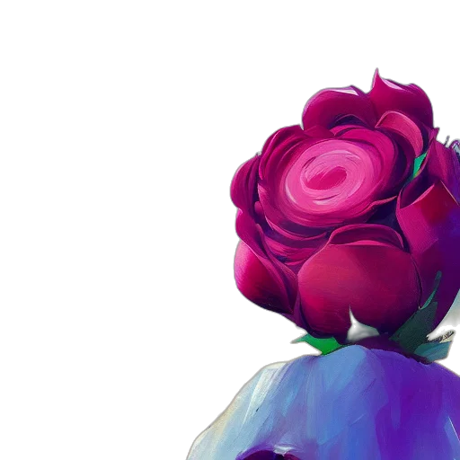 flower, crown, dress, concept art transparent PNG cut-out