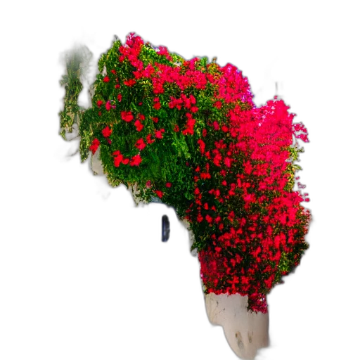 flower, crown, tree, staff transparent PNG cut-out