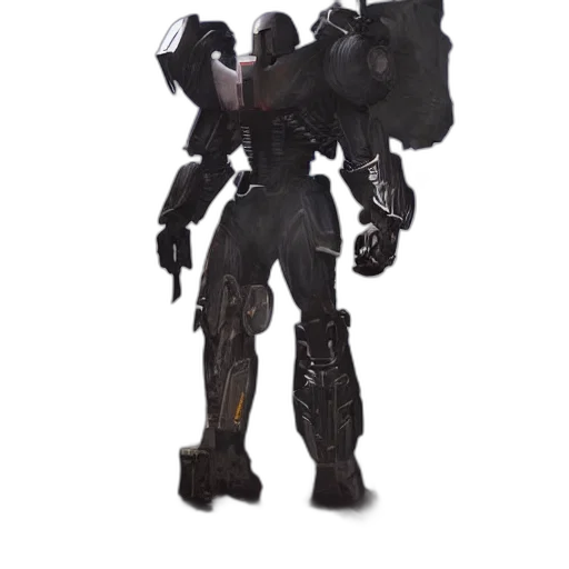robot, weapon, creature, jacket transparent PNG cut-out