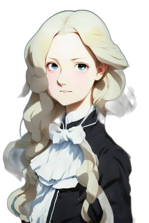 face, staff, crown, dress transparent PNG cut-out
