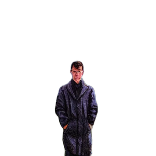 jacket, umbrella, staff, dress transparent PNG cut-out