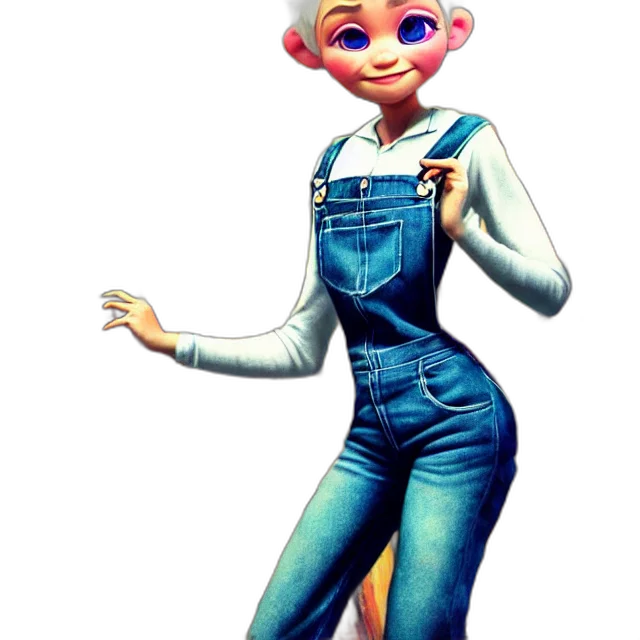 dress, robot, jacket, staff transparent PNG cut-out
