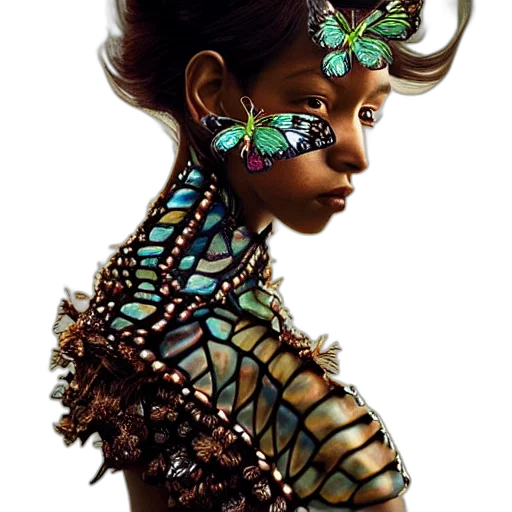 jewelry, creature, face, mask transparent PNG cut-out