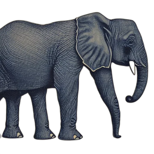 animal, creature, concept art, 3d render transparent PNG cut-out