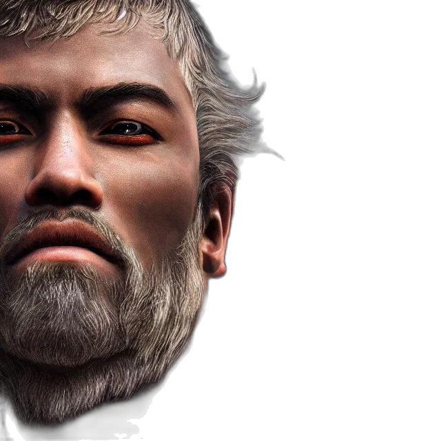 face, photorealistic, concept art, fantasy art transparent PNG cut-out