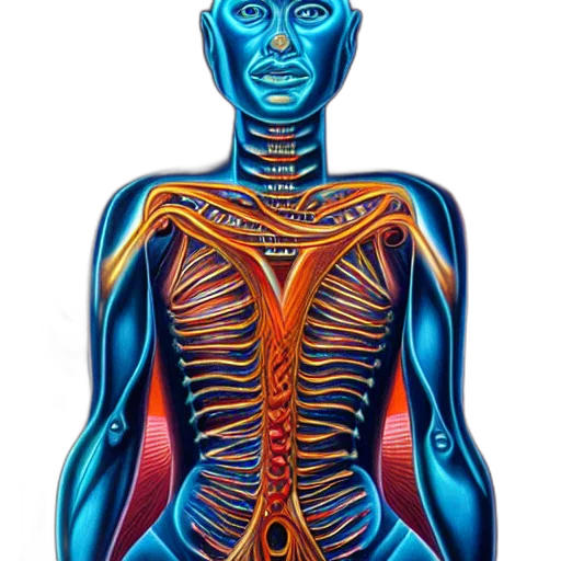 jewelry, robot, blue, enlightened transparent PNG cut-out