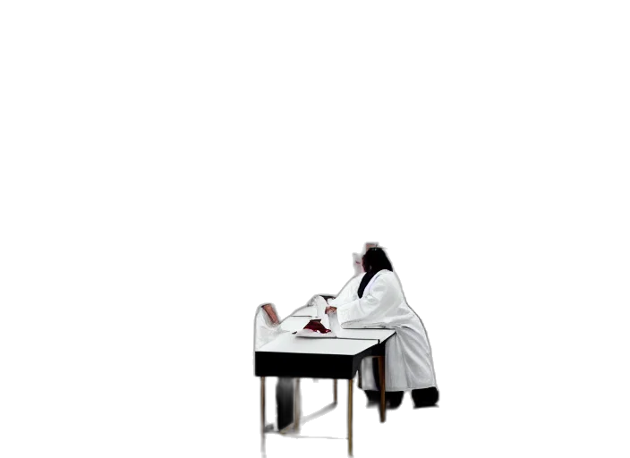 furniture, staff, robot, hair transparent PNG cut-out