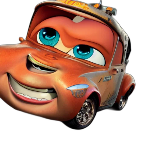car, face, robot, animal transparent PNG cut-out
